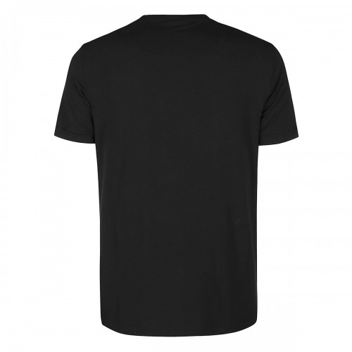 BLACK VISCOSE T-SHIRT