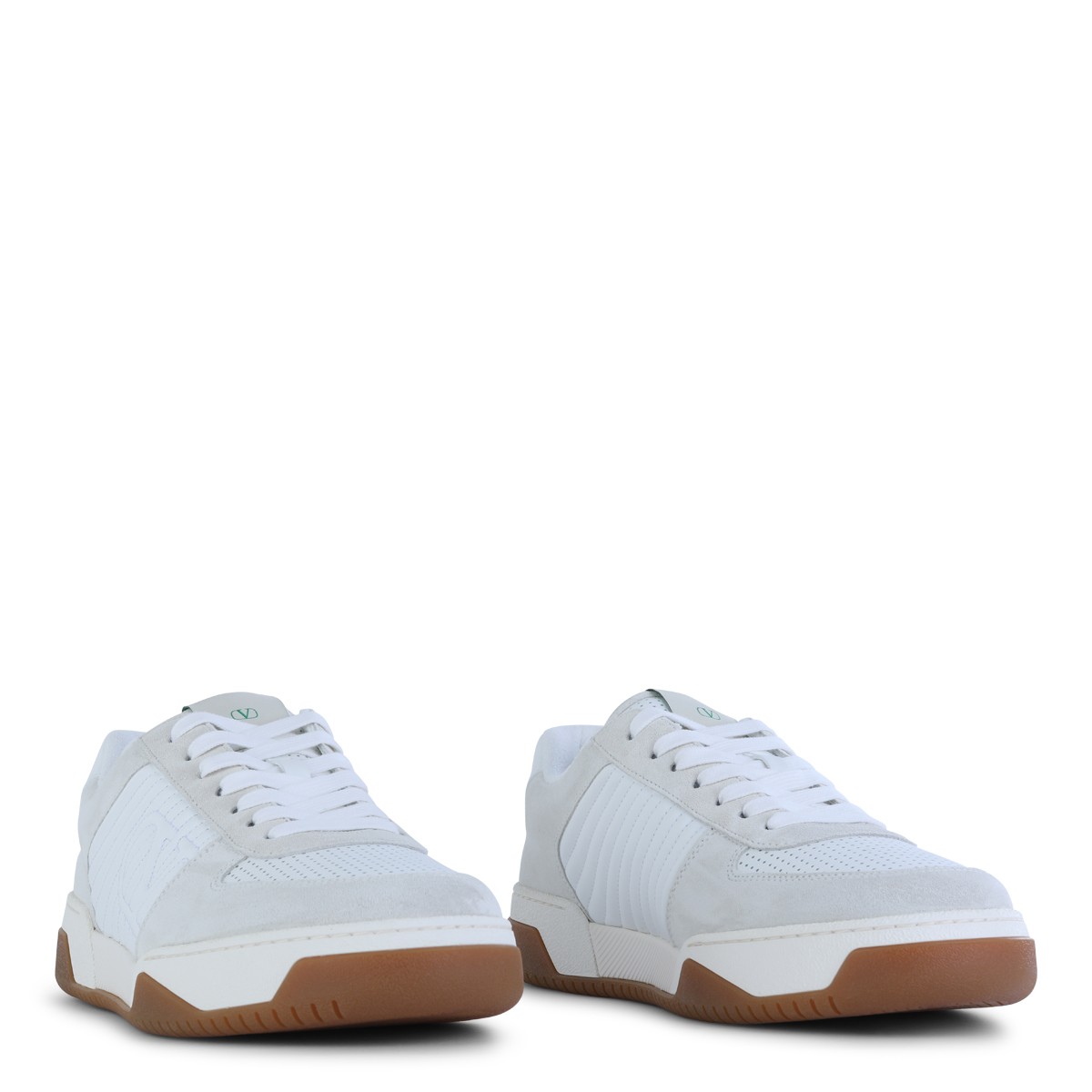 WHITE LEATHER SNEAKERS