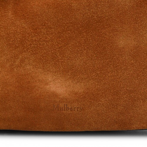 VINTAGE OAK LEATHER SMALL HACKNEY SHOULDER BAG