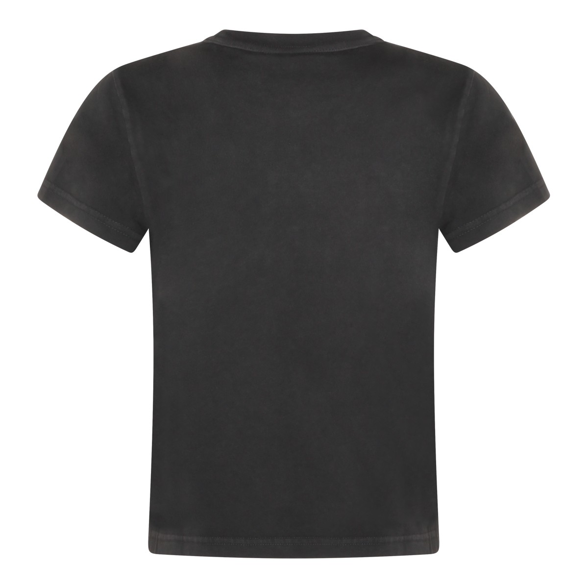 BLACK COTTON T-SHIRT