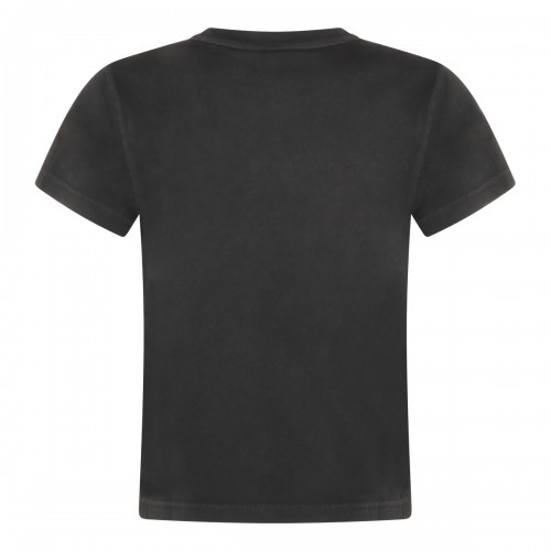BLACK COTTON T-SHIRT