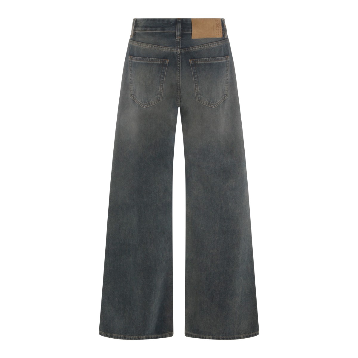 GREY BLUE COTTON JEANS