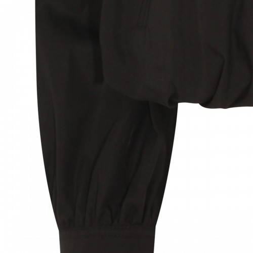 BLACK COTTON CASUAL JACKET