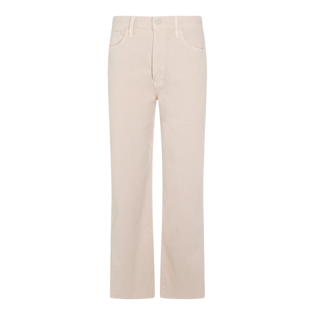 BEIGE COTTON JEANS