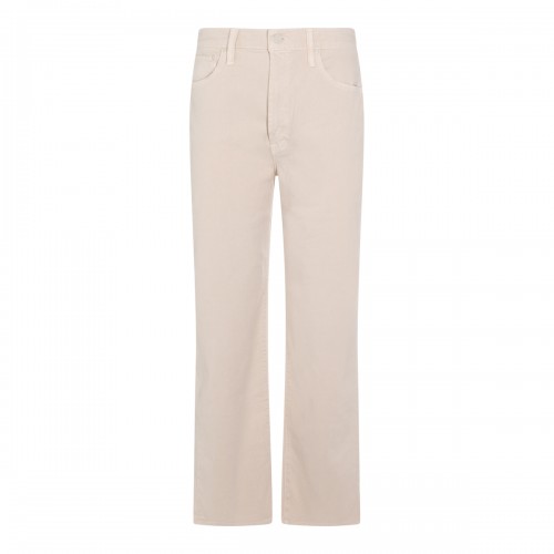 BEIGE COTTON JEANS
