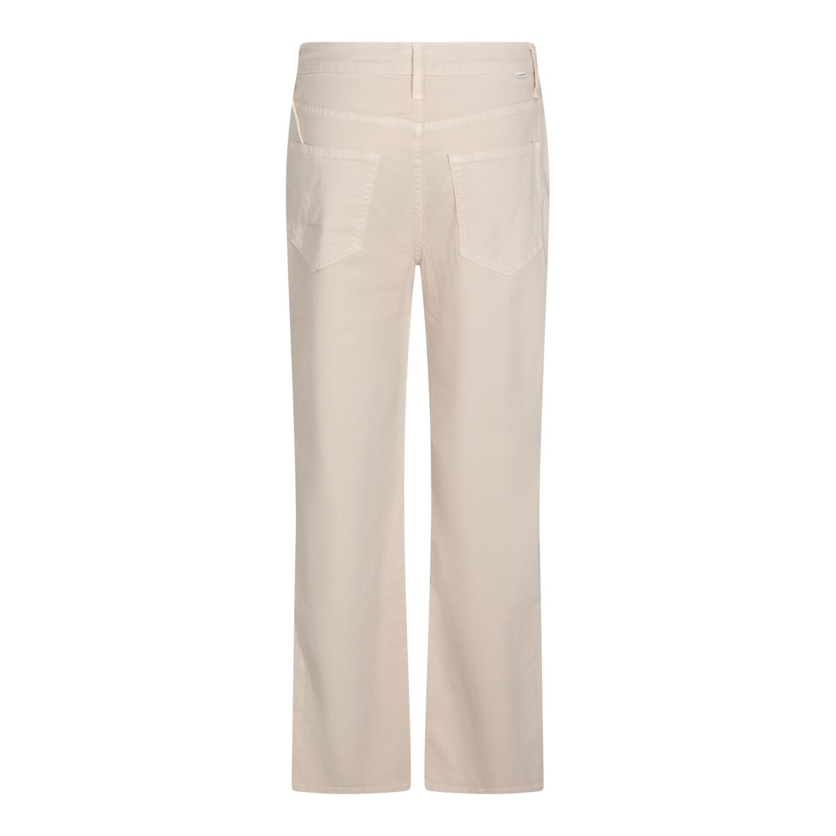 BEIGE COTTON JEANS