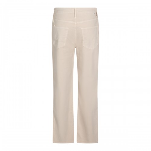 BEIGE COTTON JEANS