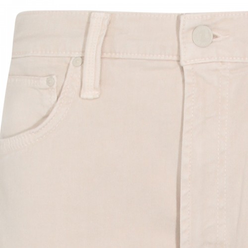 BEIGE COTTON JEANS