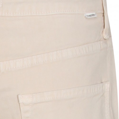 BEIGE COTTON JEANS