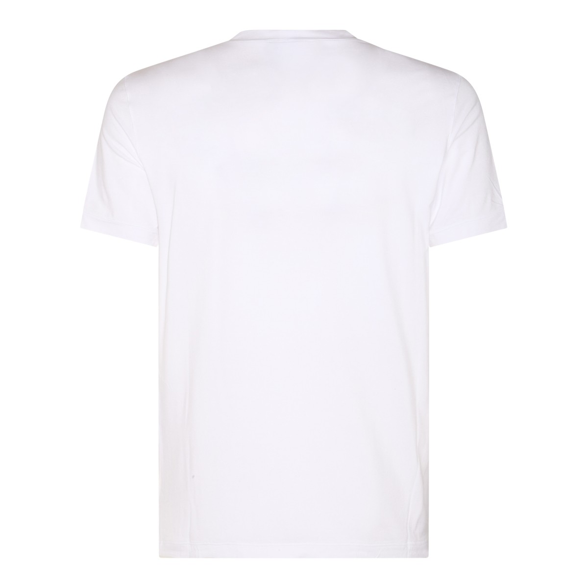 WHITE VISCOSE BLEND T-SHIRT