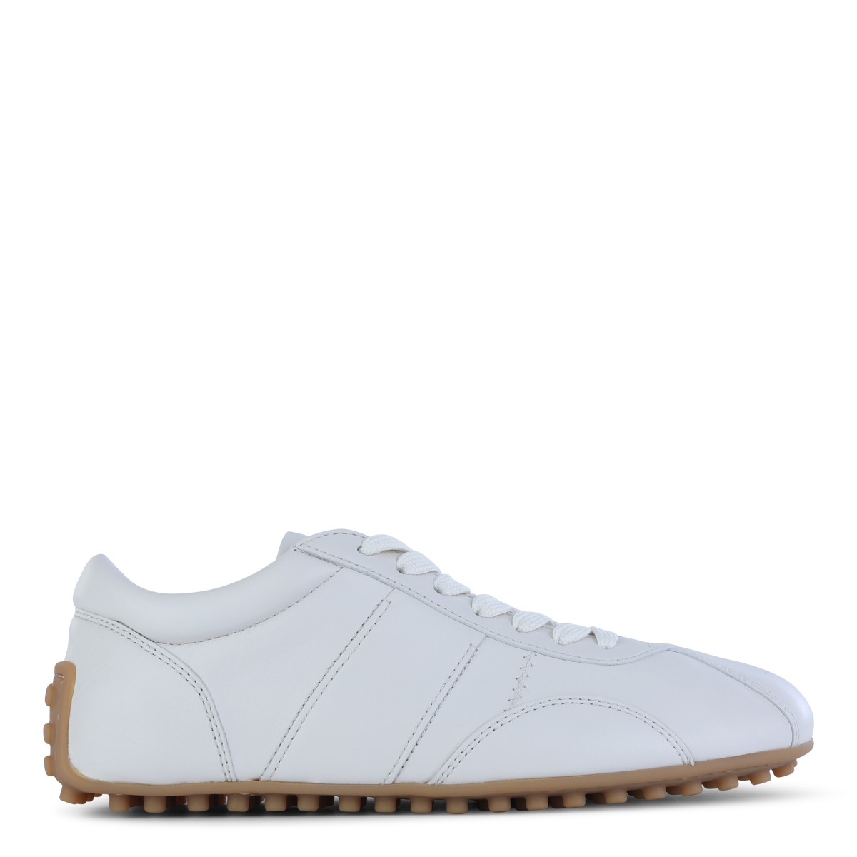 WHITE LEATHER SNEAKERS