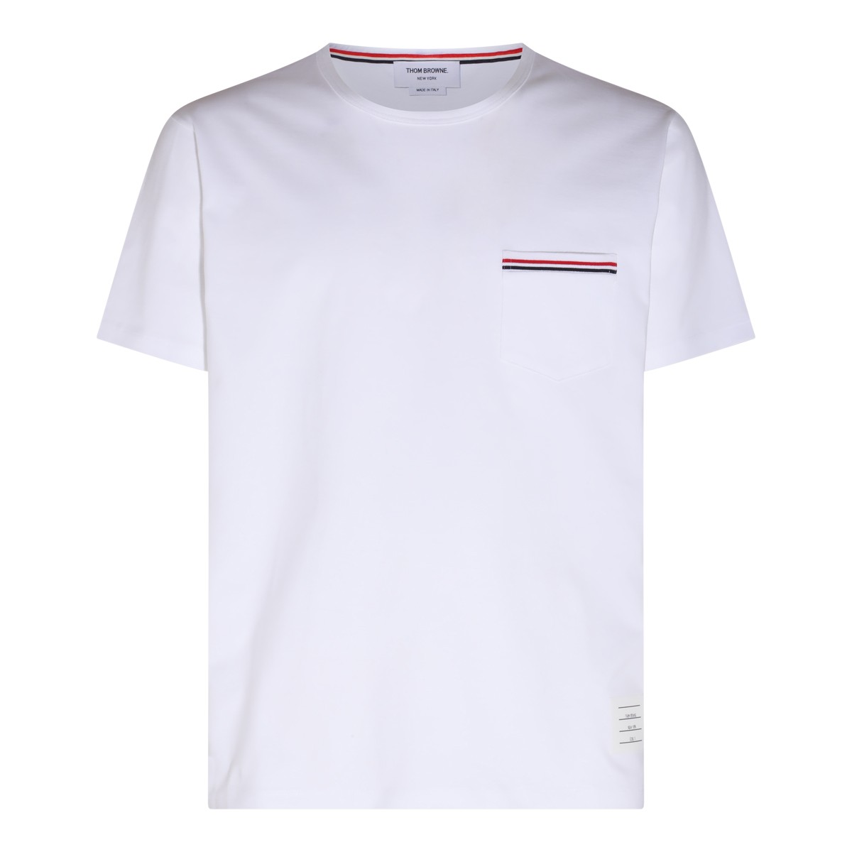 WHITE COTTON T-SHIRT