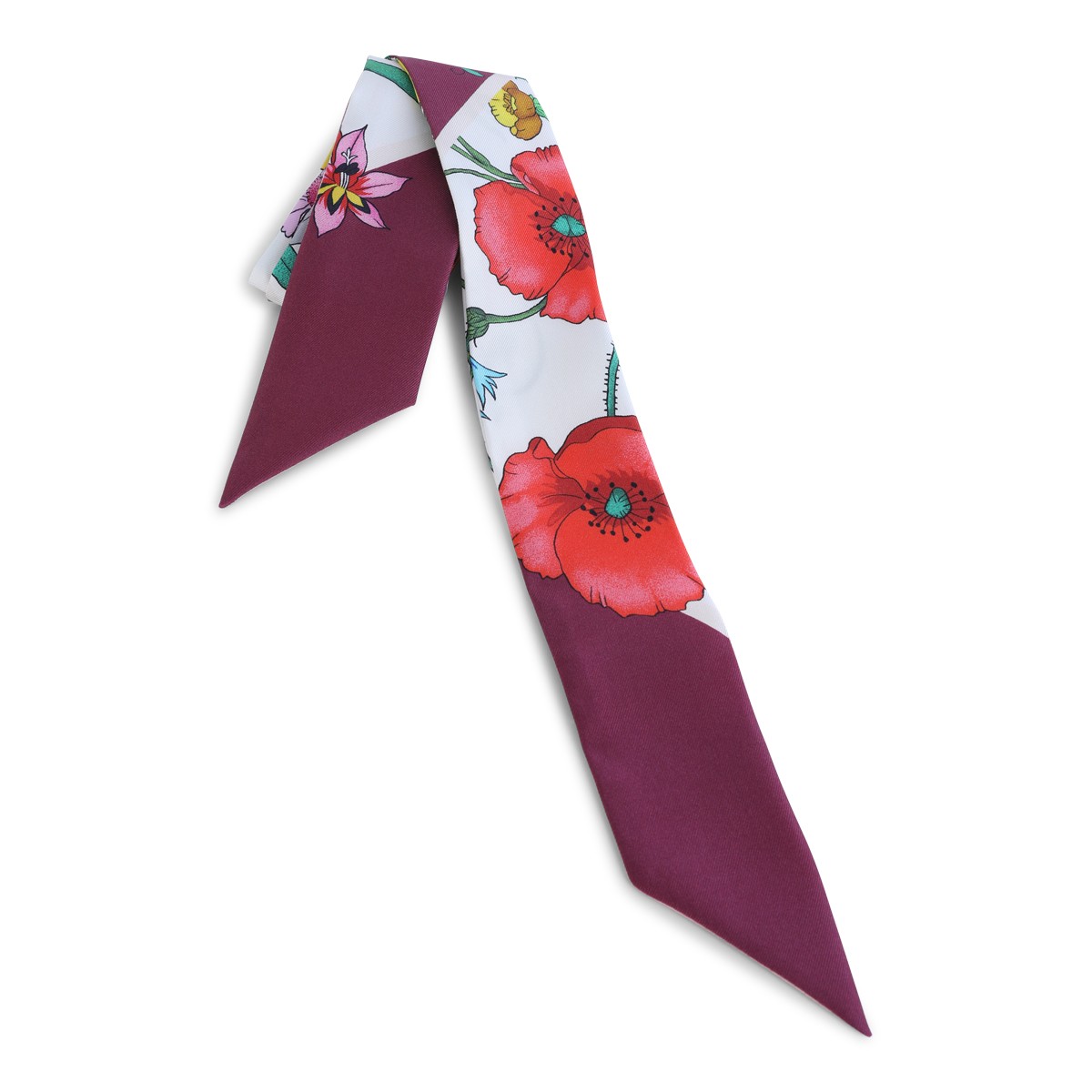 MAUVE PINK SILK SCARF