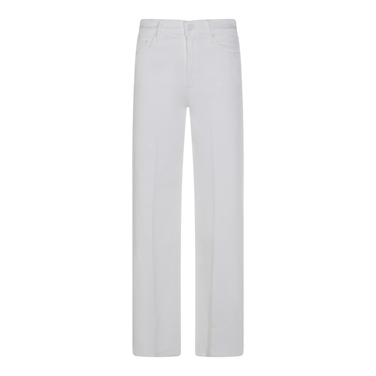 WHITE COTTON JEANS