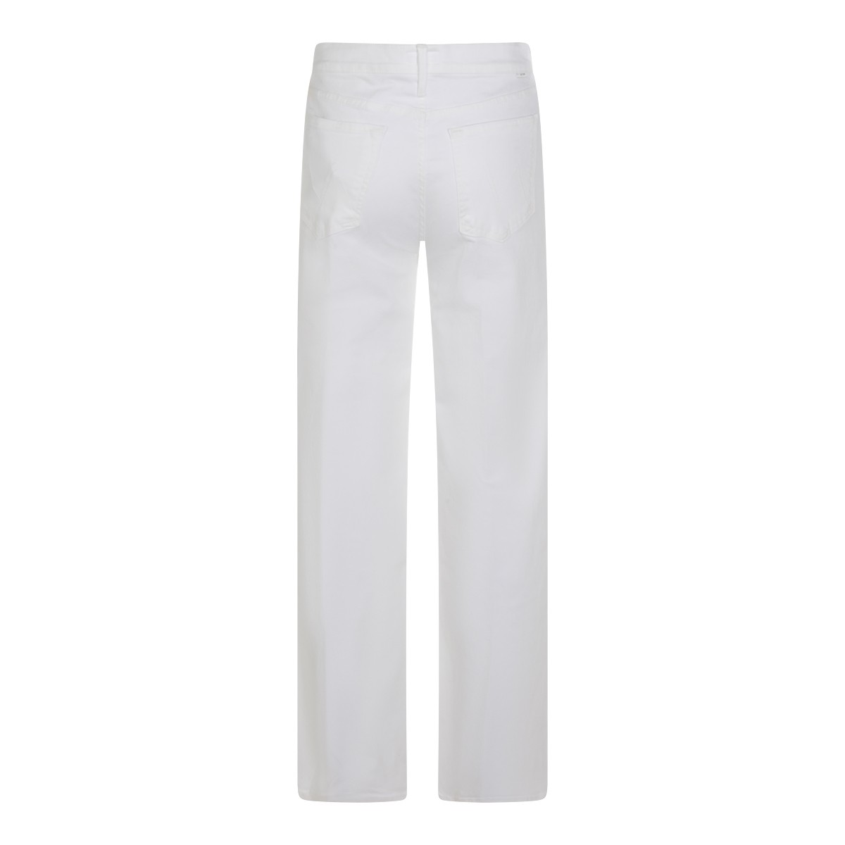 WHITE COTTON JEANS