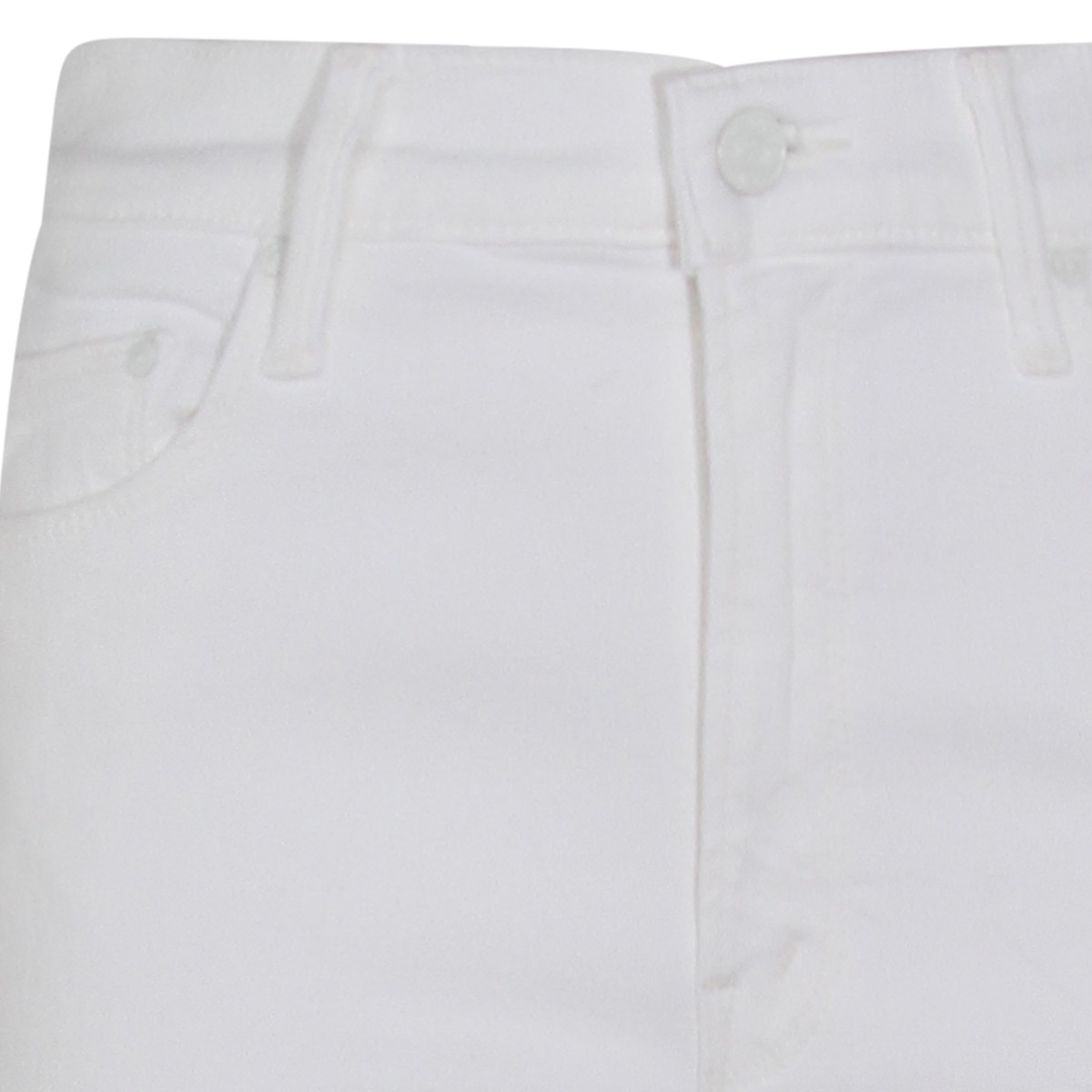 WHITE COTTON JEANS