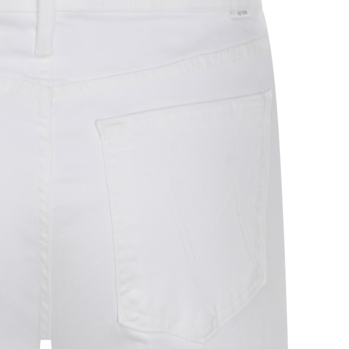 WHITE COTTON JEANS