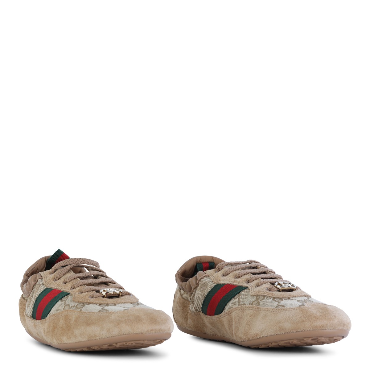 BEIGE LEATHER SNEAKERS