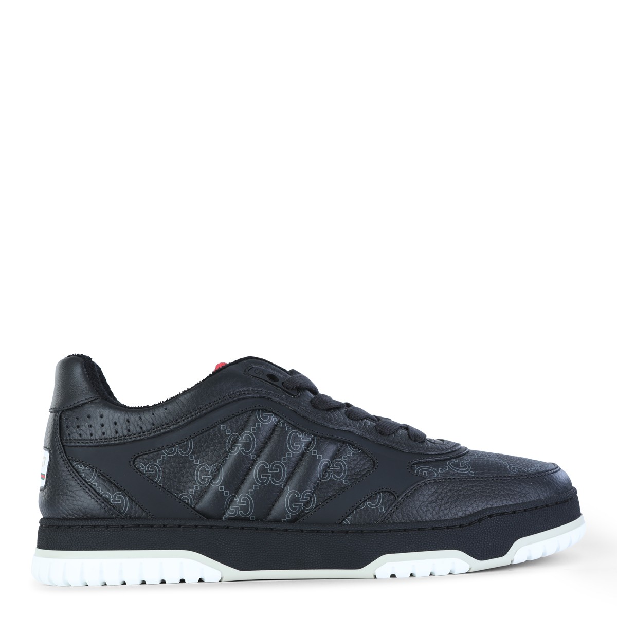 BLACK LEATHER SNEAKERS