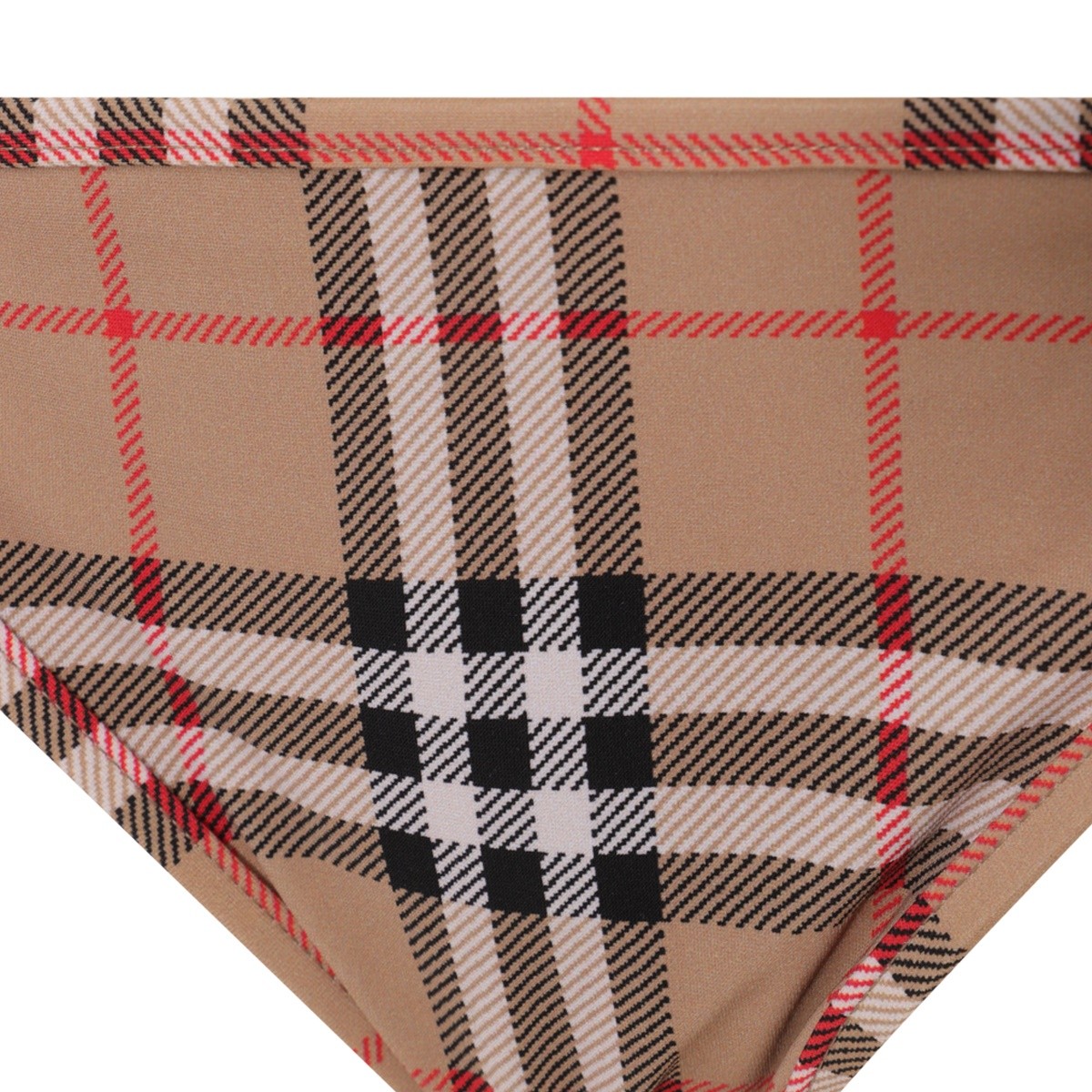 ARCHIVE BEIGE IP CHECK BIKINI BEACHWEAR