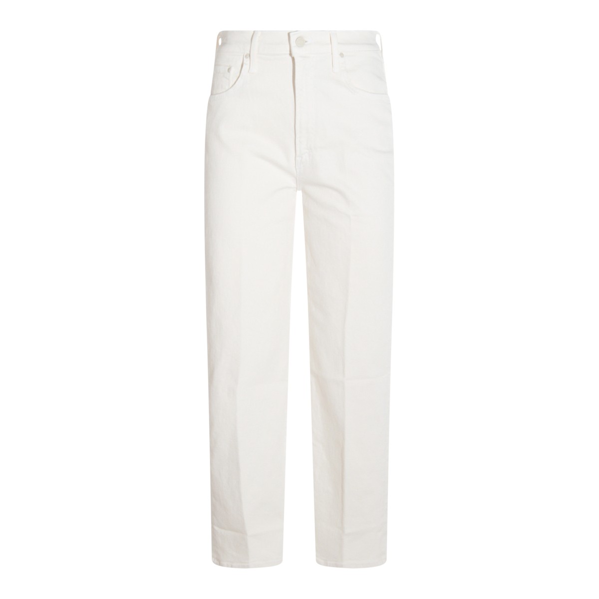 WHITE COTTON JEANS