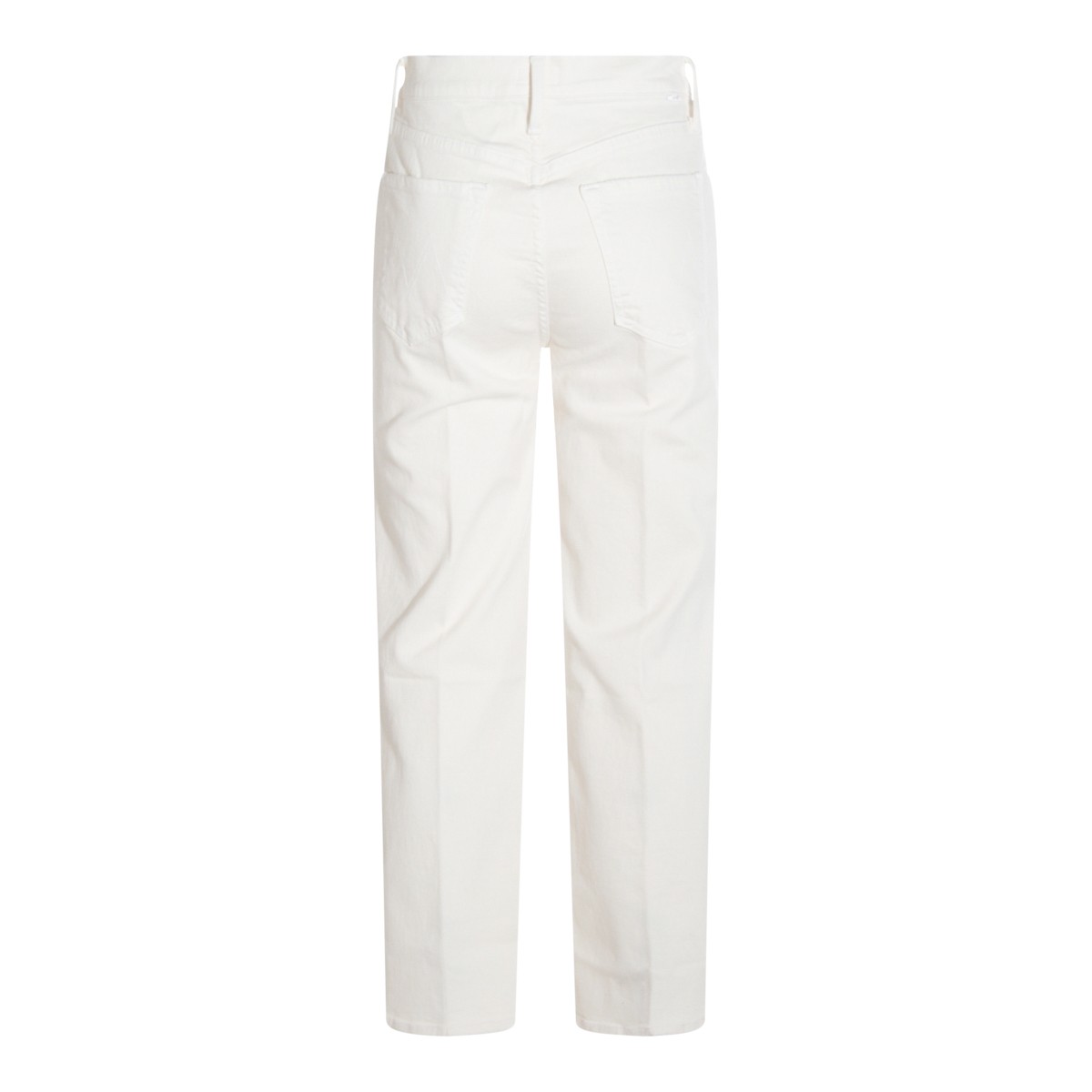 WHITE COTTON JEANS