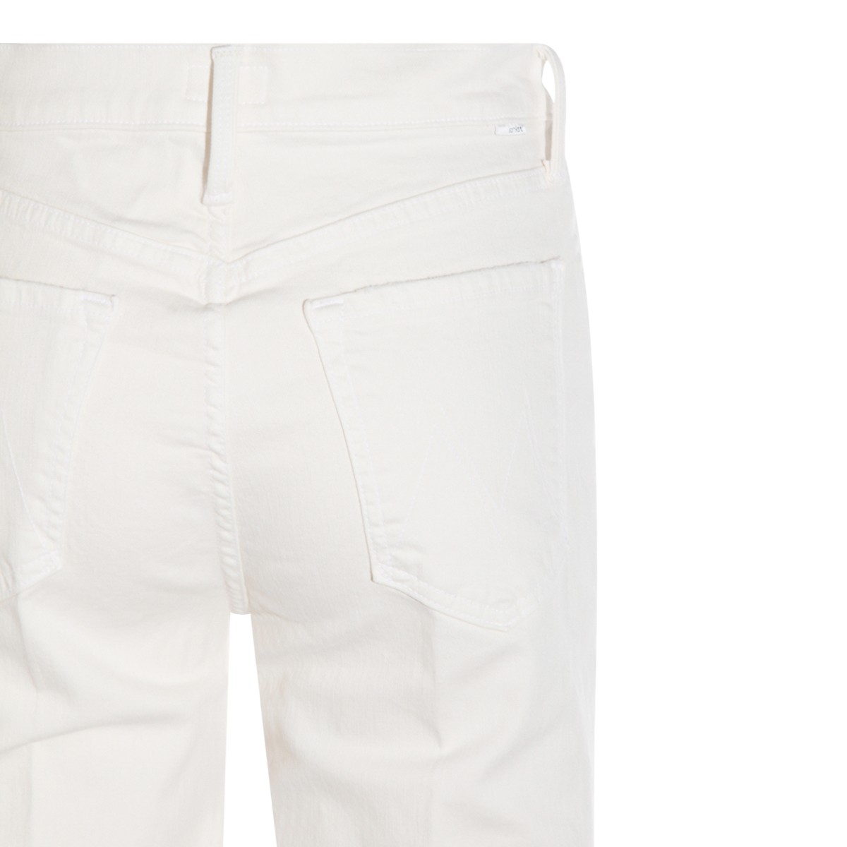 WHITE COTTON JEANS