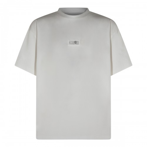 WHITE COTTON T-SHIRT