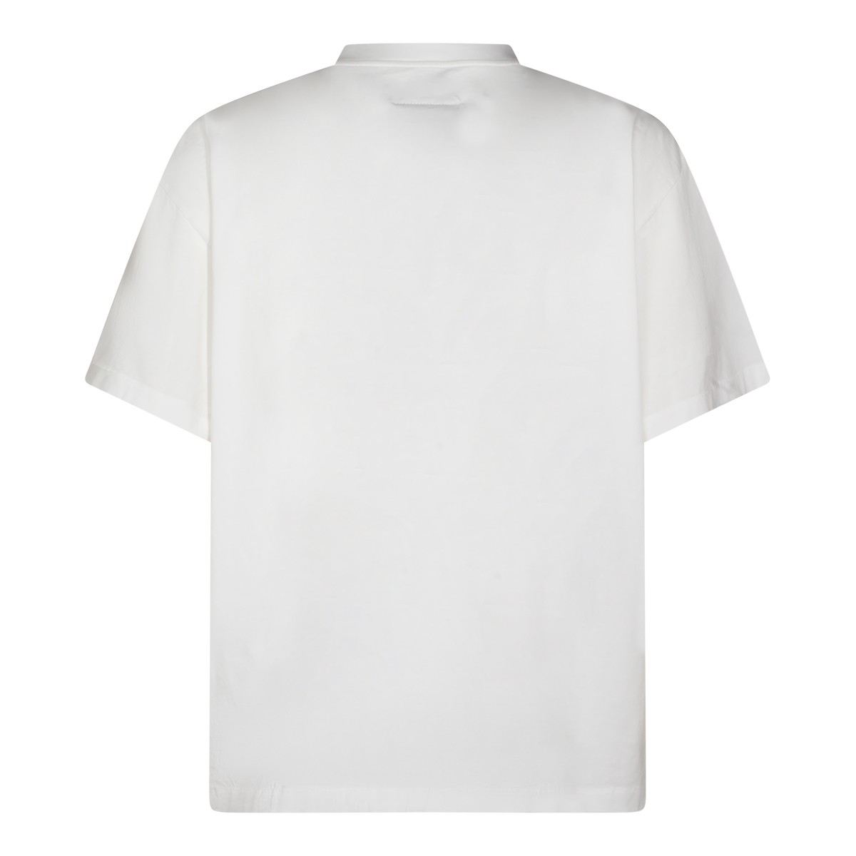 WHITE COTTON T-SHIRT