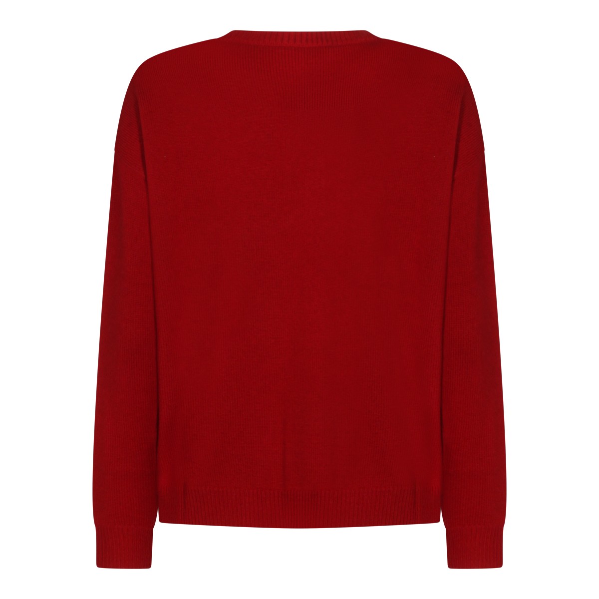 RED WOOL AND CASHMERE BLEND TERRA...