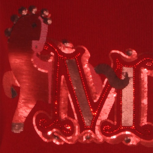 RED WOOL AND CASHMERE BLEND TERRA SWEATER