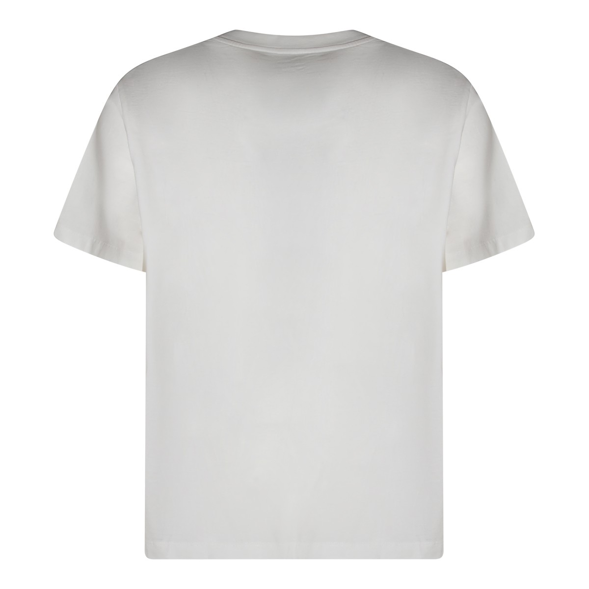 WHITE COTTON T-SHIRT