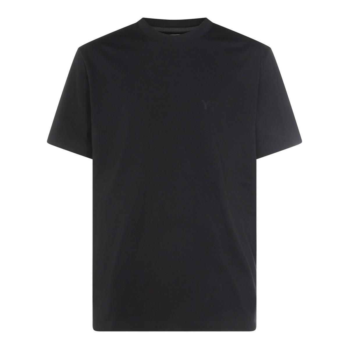 BLACK COTTON T-SHIRT