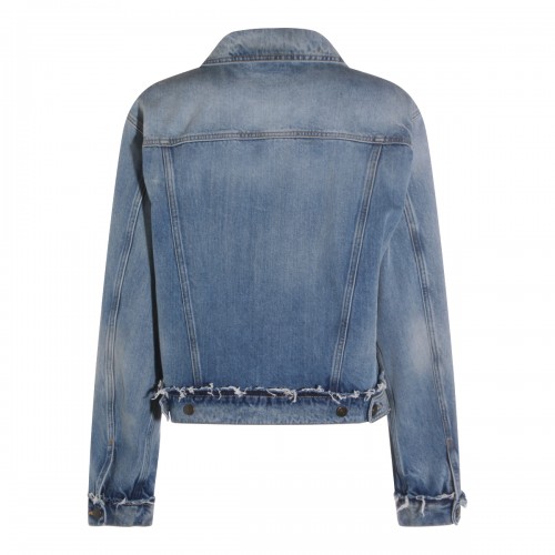 LIGHT BLUE COTTON DENIM JACKET 2