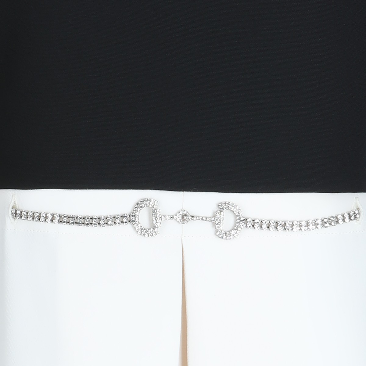 BLACK AND WHITE DRESS