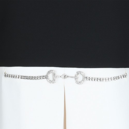 BLACK AND WHITE DRESS