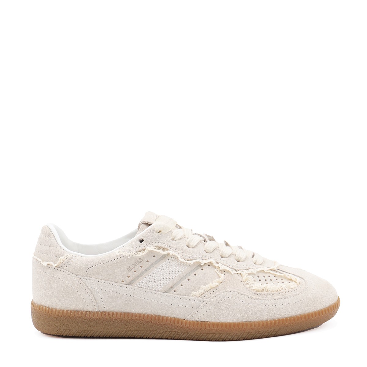 CREAM LEATHER SNEAKERS
