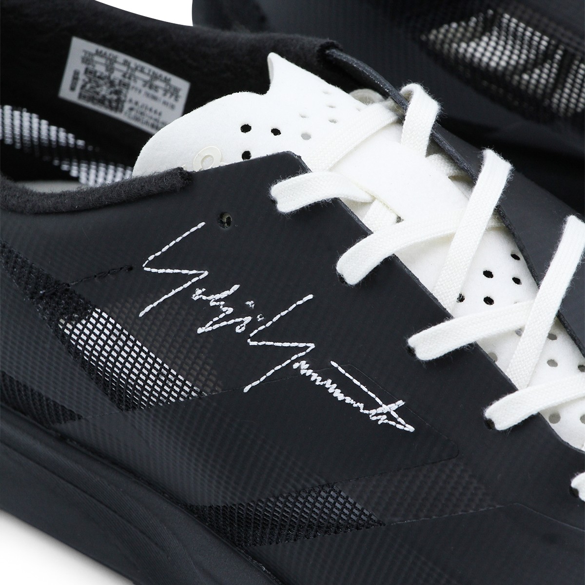 BLACK LEATHER ACI6 ZERO SNEAKERS