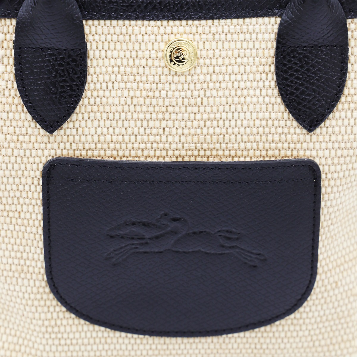 NATURAL RAFFIA LE PLIAGE XS TOTE