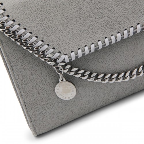 LIGHT GREY FALABELLA MINI SHOULDER BAG