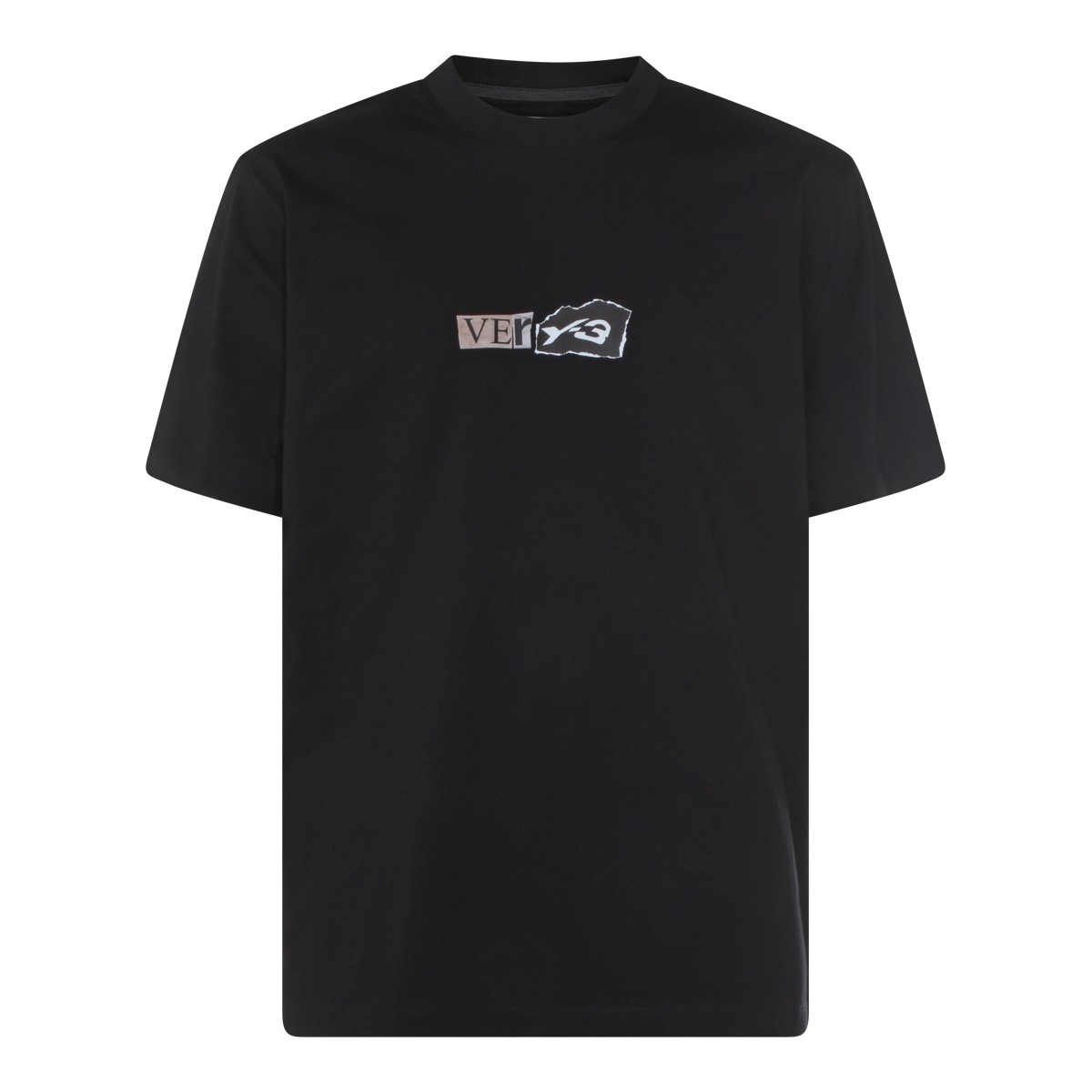 BLACK COTTON T-SHIRT