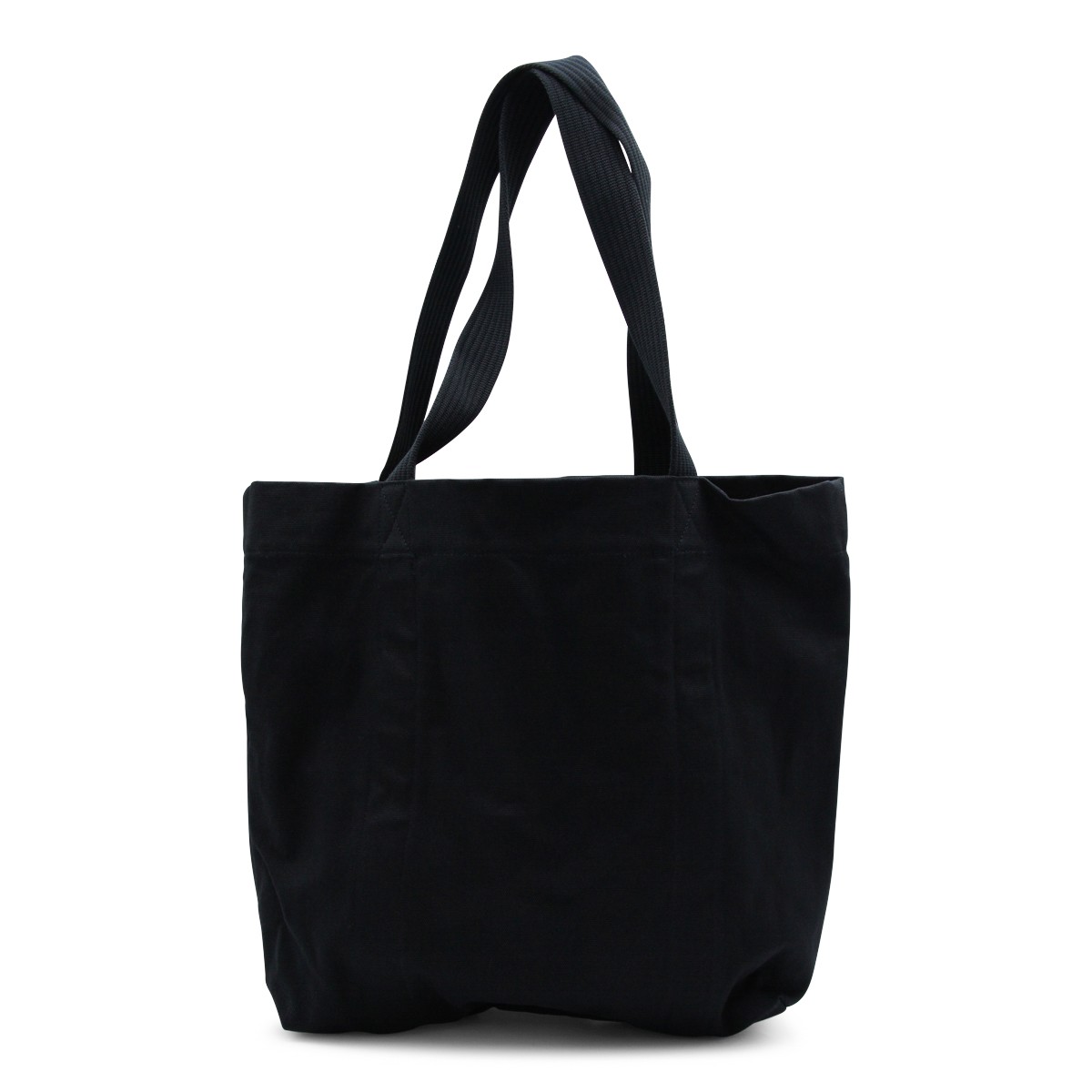 BLACK COTTON TOTE BAG