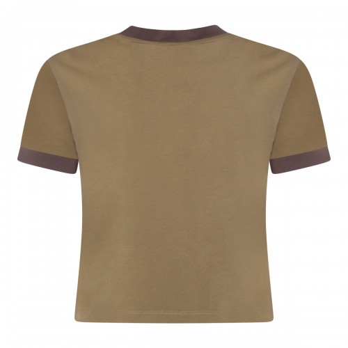 GREEN COTTON T-SHIRT