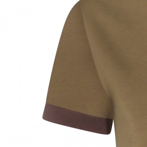 GREEN COTTON T-SHIRT