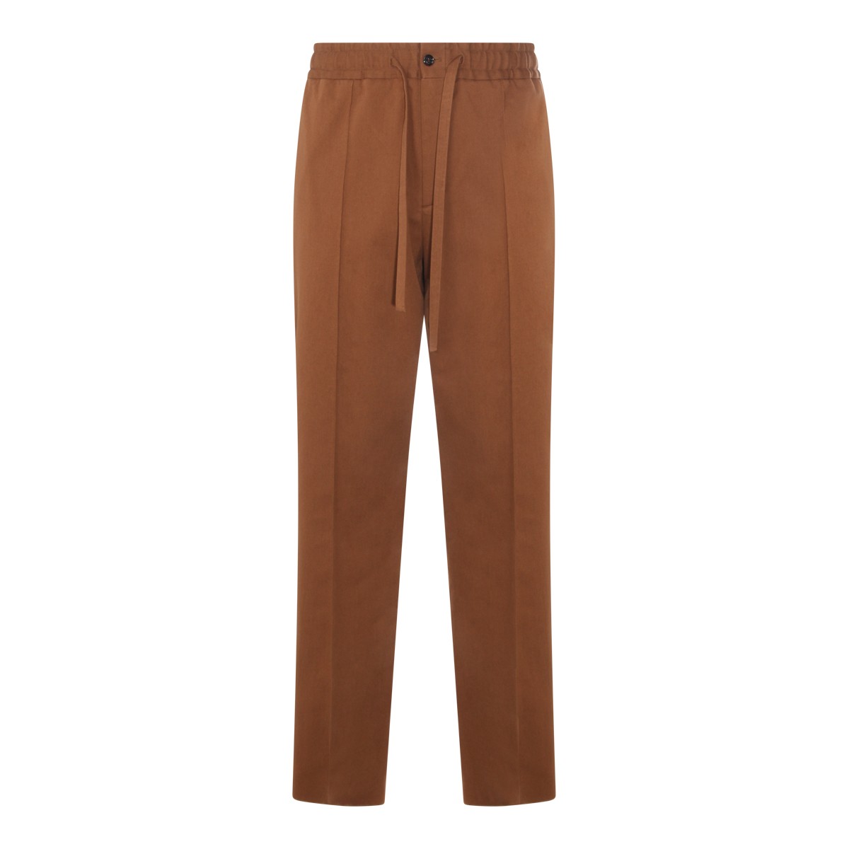 BROWN COTTON PANTS