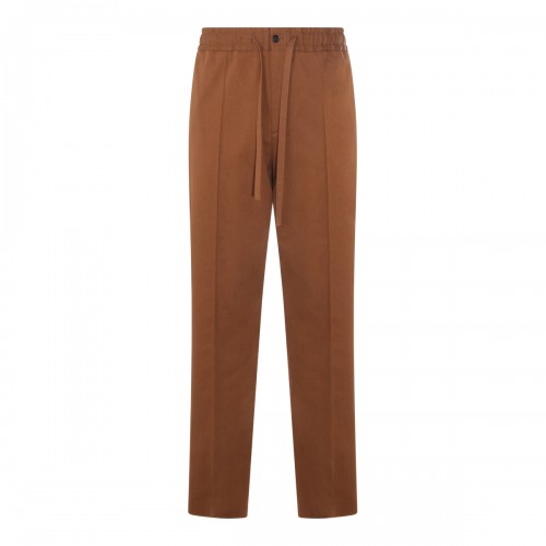 BROWN COTTON PANTS