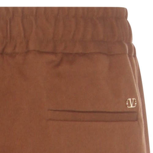 BROWN COTTON PANTS