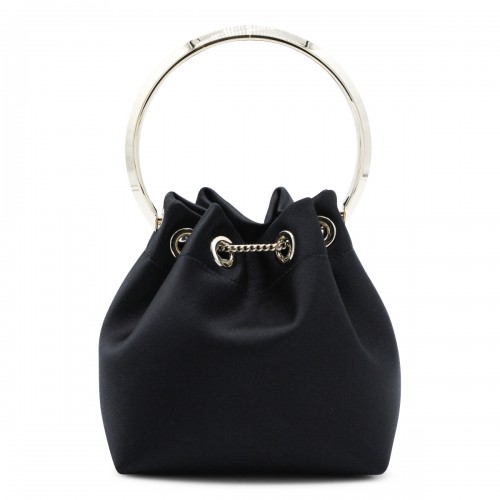BLACK AND LIGHT GOLD BON BON TOP HANDLE BAG