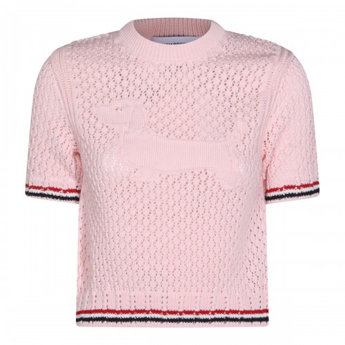 PINK COTTON KNITWEAR