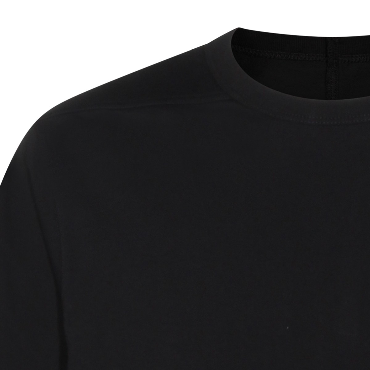 BLACK COTTON T-SHIRT